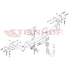 H-230 STEINHOF Фаркоп на Hyundai ix55 2WD/4WD 2008-2012. Требуется подрезка бампера. Тип шара: AV (вертикальное быстросъемное крепление шара на ключе). Нагрузки: 3200/140 кг, масса фаркопа 30,1 кг (без электрики в комплекте)