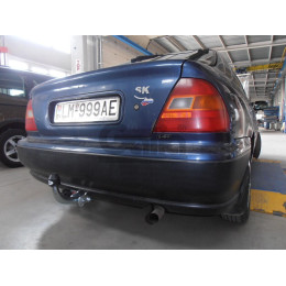 H010A GALIA Полностью оцинкованный фаркоп на Honda Civic хетчбек 5 дверей 1995-2000. Тип шара: A. Необходим вырез бампера. Нагрузки: 1200/50 кг, масса фаркопа 14,2