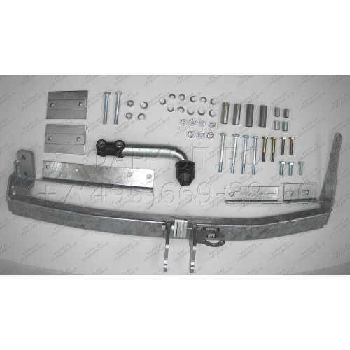 H016A GALIA Полностью оцинкованный фаркоп на Honda CR-V 1997-2002. Тип шара: A. Невидимый вырез бампера. Нагрузки: 1500/70 кг, масса фаркопа 19,75 кг