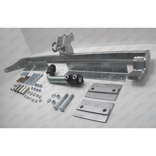 H016A GALIA Полностью оцинкованный фаркоп на Honda CR-V 1997-2002. Тип шара: A. Невидимый вырез бампера. Нагрузки: 1500/70 кг, масса фаркопа 19,75 кг