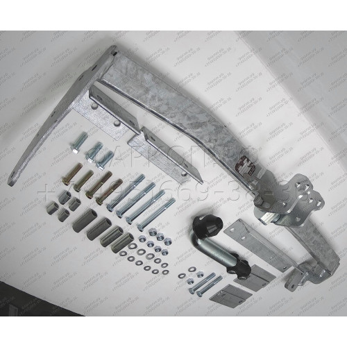H016A GALIA Полностью оцинкованный фаркоп на Honda CR-V 1997-2002. Тип шара: A. Невидимый вырез бампера. Нагрузки: 1500/70 кг, масса фаркопа 19,75 кг