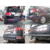 H069C GALIA Полностью оцинкованный фаркоп на Hyundai Santa Fe 2006-2012, Kia Sorento 2009-2012. Тип шара: C (горизонтальный съемный). Подрезка бампера. Нагрузки: 2500/100 кг, масса фаркопа 20,37 кг