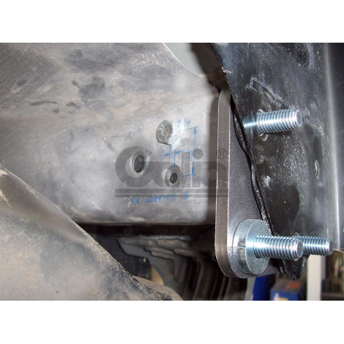 H069C GALIA Полностью оцинкованный фаркоп на Hyundai Santa Fe 2006-2012, Kia Sorento 2009-2012. Тип шара: C (горизонтальный съемный). Подрезка бампера. Нагрузки: 2500/100 кг, масса фаркопа 20,37 кг