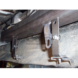 H069C GALIA Полностью оцинкованный фаркоп на Hyundai Santa Fe 2006-2012, Kia Sorento 2009-2012. Тип шара: C (горизонтальный съемный). Подрезка бампера. Нагрузки: 2500/100 кг