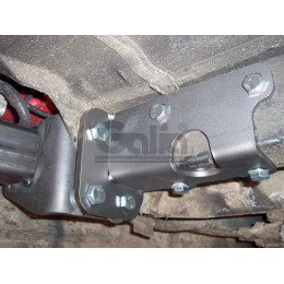 H069C GALIA Полностью оцинкованный фаркоп на Hyundai Santa Fe 2006-2012, Kia Sorento 2009-2012. Тип шара: C (горизонтальный съемный). Подрезка бампера. Нагрузки: 2500/100 кг