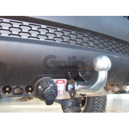 H069C GALIA Полностью оцинкованный фаркоп на Hyundai Santa Fe 2006-2012, Kia Sorento 2009-2012. Тип шара: C (горизонтальный съемный). Подрезка бампера. Нагрузки: 2500/100 кг