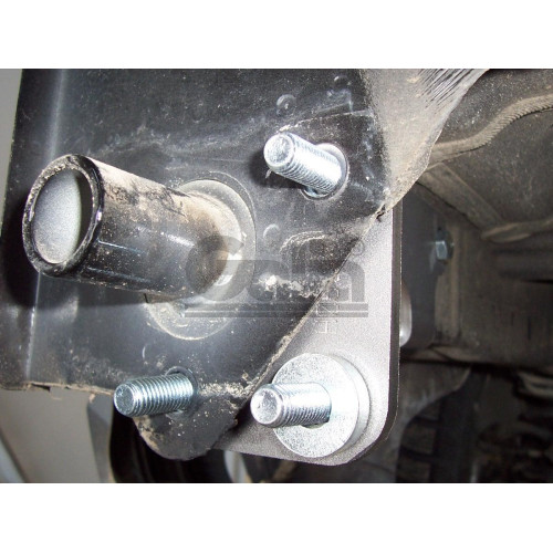 H069C GALIA Полностью оцинкованный фаркоп на Hyundai Santa Fe 2006-2012, Kia Sorento 2009-2012. Тип шара: C (горизонтальный съемный). Подрезка бампера. Нагрузки: 2500/100 кг, масса фаркопа 20,37 кг