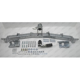 H069C GALIA Полностью оцинкованный фаркоп на Hyundai Santa Fe 2006-2012, Kia Sorento 2009-2012. Тип шара: C (горизонтальный съемный). Подрезка бампера. Нагрузки: 2500/100 кг
