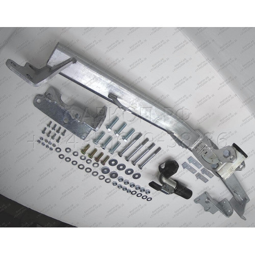 H069C GALIA Полностью оцинкованный фаркоп на Hyundai Santa Fe 2006-2012, Kia Sorento 2009-2012. Тип шара: C (горизонтальный съемный). Подрезка бампера. Нагрузки: 2500/100 кг, масса фаркопа 20,37 кг