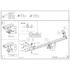 H087A GALIA Полностью оцинкованный фаркоп на Hyundai i30 хетчбек 2010-2012. Тип шара: A. Невидимый вырез бампера. Нагрузки: 1500/75 кг, масса фаркопа 16,25 кг
