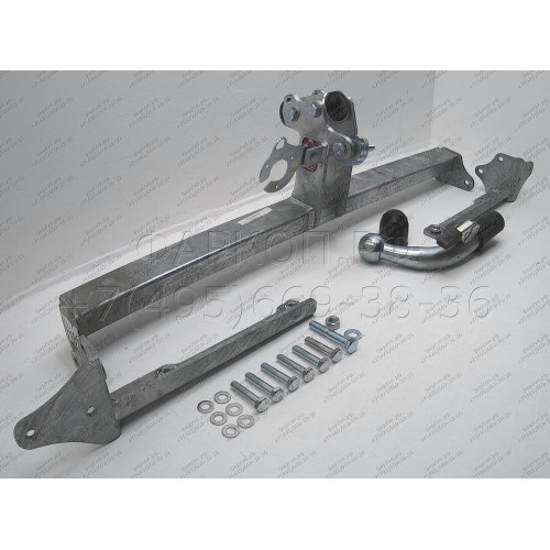 H090C GALIA Полностью оцинкованный фаркоп на Honda Civic хетчбек 5 дверей 2012-2017. Подрозетник убирается за бампер. Тип шара: C (горизонтальный съемный). Невидимый вырез бампера. Нагрузки: 1500/75 кг, масса фаркопа 15,57 кг
