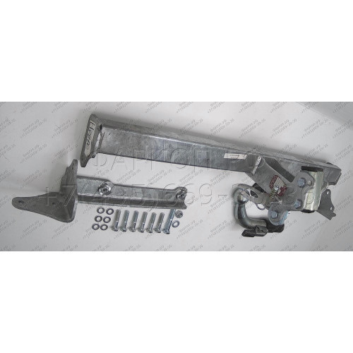 H090C GALIA Полностью оцинкованный фаркоп на Honda Civic хетчбек 5 дверей 2012-2017. Подрозетник убирается за бампер. Тип шара: C (горизонтальный съемный). Невидимый вырез бампера. Нагрузки: 1500/75 кг, масса фаркопа 15,57 кг