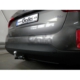 H091A GALIA Полностью оцинкованный фаркоп на Hyundai Santa Fe 2012-2018, 2018-2021, Kia Sorento 2012-2015, 2015-2020. Подрозетник убирается за бампер. Тип шара: A. Подрезка бампе