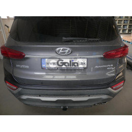 H091A GALIA Полностью оцинкованный фаркоп на Hyundai Santa Fe 2012-2018, 2018-2021, Kia Sorento 2012-2015, 2015-2020. Подрозетник убирается за бампер. Тип шара: A. Подрезка бампе