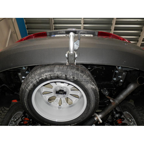 H091A GALIA Полностью оцинкованный фаркоп на Hyundai Santa Fe 2012-2018, 2018-2021, Kia Sorento 2012-2015, 2015-2020. Подрозетник убирается за бампер. Тип шара: A. Подрезка бампера. Нагрузки: 2600/120 кг, масса фаркопа 17,22 кг