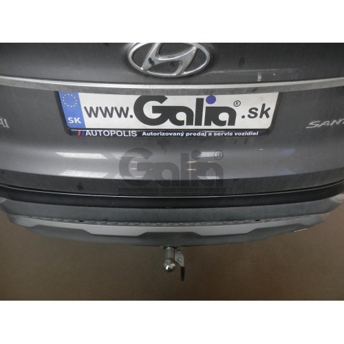H091A GALIA Полностью оцинкованный фаркоп на Hyundai Santa Fe 2012-2018, 2018-2021, Kia Sorento 2012-2015, 2015-2020. Подрозетник убирается за бампер. Тип шара: A. Подрезка бампера. Нагрузки: 2600/120 кг, масса фаркопа 17,22 кг