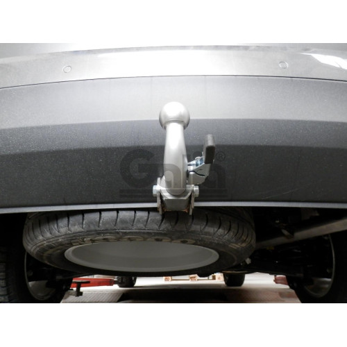 H091A GALIA Полностью оцинкованный фаркоп на Hyundai Santa Fe 2012-2018, 2018-2021, Kia Sorento 2012-2015, 2015-2020. Подрозетник убирается за бампер. Тип шара: A. Подрезка бампера. Нагрузки: 2600/120 кг, масса фаркопа 17,22 кг