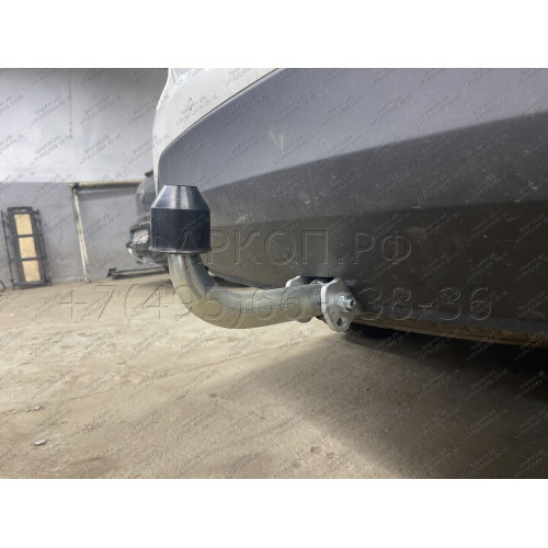 H091A GALIA Полностью оцинкованный фаркоп на Hyundai Santa Fe 2012-2018, 2018-2021, Kia Sorento 2012-2015, 2015-2020. Подрозетник убирается за бампер. Тип шара: A. Подрезка бампера. Нагрузки: 2600/120 кг, масса фаркопа 17,22 кг