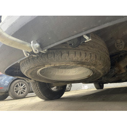 H091A GALIA Полностью оцинкованный фаркоп на Hyundai Santa Fe 2012-2018, 2018-2021, Kia Sorento 2012-2015, 2015-2020. Подрозетник убирается за бампер. Тип шара: A. Подрезка бампе