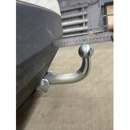 H091A GALIA Полностью оцинкованный фаркоп на Hyundai Santa Fe 2012-2018, 2018-2021, Kia Sorento 2012-2015, 2015-2020. Подрозетник убирается за бампер. Тип шара: A. Подрезка бампе