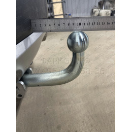 H091A GALIA Полностью оцинкованный фаркоп на Hyundai Santa Fe 2012-2018, 2018-2021, Kia Sorento 2012-2015, 2015-2020. Подрозетник убирается за бампер. Тип шара: A. Подрезка бампе