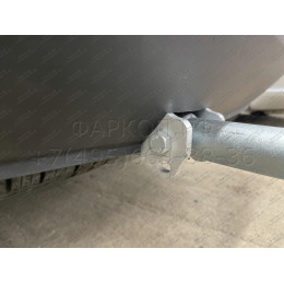 H091A GALIA Полностью оцинкованный фаркоп на Hyundai Santa Fe 2012-2018, 2018-2021, Kia Sorento 2012-2015, 2015-2020. Подрозетник убирается за бампер. Тип шара: A. Подрезка бампе