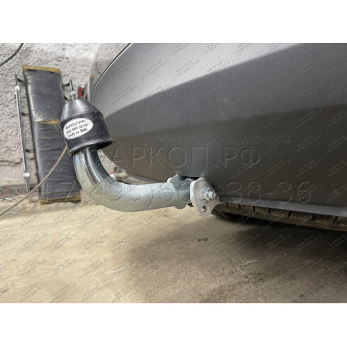 H091A GALIA Полностью оцинкованный фаркоп на Hyundai Santa Fe 2012-2018, 2018-2021, Kia Sorento 2012-2015, 2015-2020. Подрозетник убирается за бампер. Тип шара: A. Подрезка бампера. Нагрузки: 2600/120 кг, масса фаркопа 17,22 кг