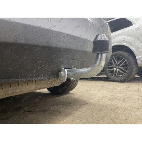 H091A GALIA Полностью оцинкованный фаркоп на Hyundai Santa Fe 2012-2018, 2018-2021, Kia Sorento 2012-2015, 2015-2020. Подрозетник убирается за бампер. Тип шара: A. Подрезка бампера. Нагрузки: 2600/120 кг, масса фаркопа 17,22 кг