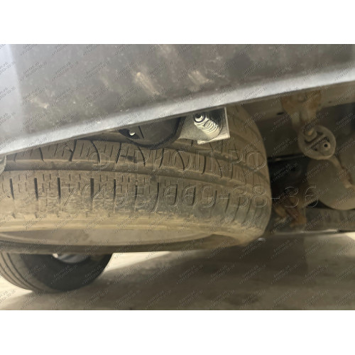 H091A GALIA Полностью оцинкованный фаркоп на Hyundai Santa Fe 2012-2018, 2018-2021, Kia Sorento 2012-2015, 2015-2020. Подрозетник убирается за бампер. Тип шара: A. Подрезка бампера. Нагрузки: 2600/120 кг, масса фаркопа 17,22 кг