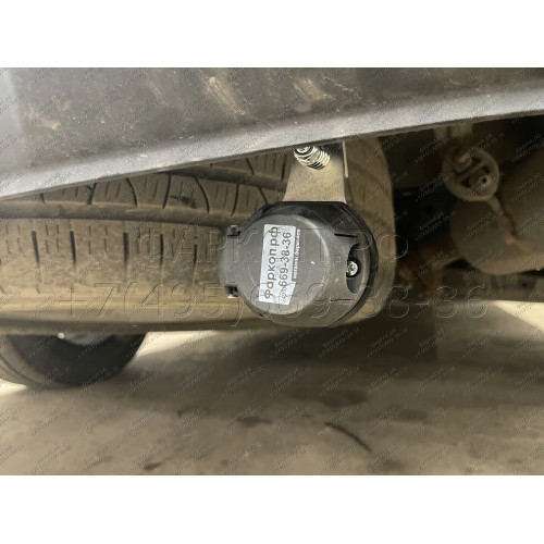 H091A GALIA Полностью оцинкованный фаркоп на Hyundai Santa Fe 2012-2018, 2018-2021, Kia Sorento 2012-2015, 2015-2020. Подрозетник убирается за бампер. Тип шара: A. Подрезка бампера. Нагрузки: 2600/120 кг, масса фаркопа 17,22 кг