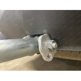 H091A GALIA Полностью оцинкованный фаркоп на Hyundai Santa Fe 2012-2018, 2018-2021, Kia Sorento 2012-2015, 2015-2020. Подрозетник убирается за бампер. Тип шара: A. Подрезка бампе