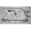 H091A GALIA Полностью оцинкованный фаркоп на Hyundai Santa Fe 2012-2018, 2018-2021, Kia Sorento 2012-2015, 2015-2020. Подрозетник убирается за бампер. Тип шара: A. Подрезка бампера. Нагрузки: 2600/120 кг, масса фаркопа 17,22 кг