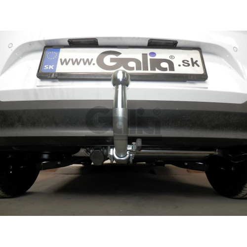 H106A GALIA Полностью оцинкованный фаркоп на Hyundai i30 хетчбек 3/5 дверей, в т.ч. AdBlue 2018-. Тип шара: A. Установка без выреза бампера. Нагрузки: 1600/85 кг, масса фаркопа 13,52 кг