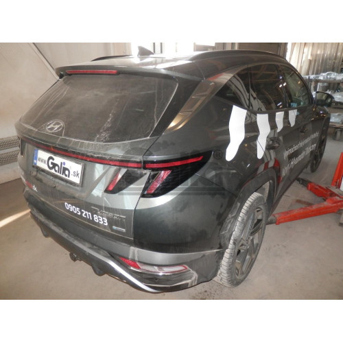 H109C GALIA Полностью оцинкованный фаркоп на Kia Sportage V 2022-, Hyundai Tucson (Европейская сборка) 2021-2024. Тип шара: C (горизонтальный съемный). Без подрезки бампера. Нагрузки: 2000/100 кг, масса фаркопа 16,77 кг