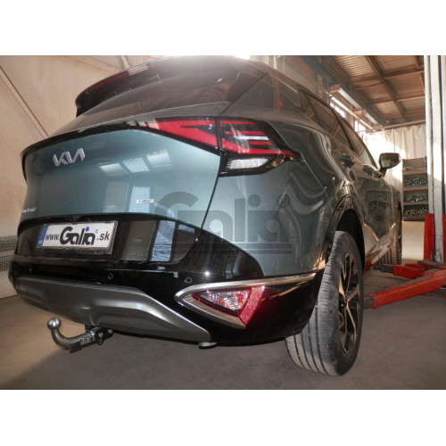 H120C GALIA Полностью оцинкованный фаркоп на Hyundai Tucson 2021-2024, 2024-, Kia Sportage 2022-2025, 2025-. Подрозетник убирается за бампер. Тип шара: C (горизонтальный съемный). Установка без выреза бампера. Нагрузки: 2000/120 кг, масса фаркопа 17,85 кг