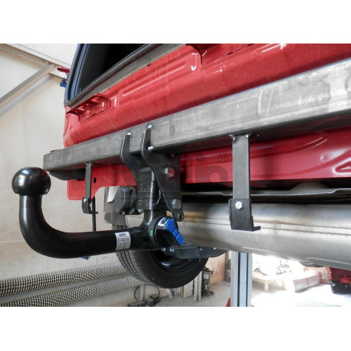 H120C GALIA Полностью оцинкованный фаркоп на Hyundai Tucson 2021-2024, 2024-, Kia Sportage 2022-2025, 2025-. Подрозетник убирается за бампер. Тип шара: C (горизонтальный съемный). Установка без выреза бампера. Нагрузки: 2000/120 кг, масса фаркопа 17,85 кг