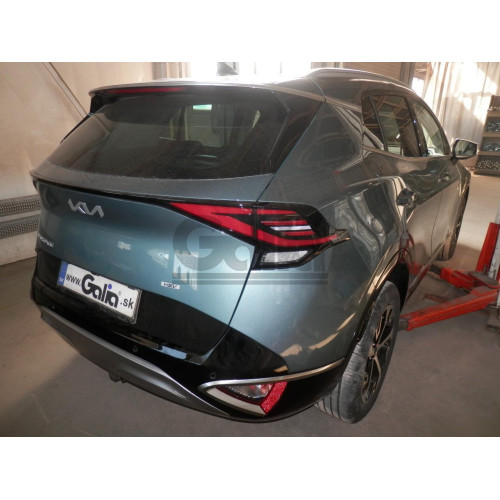 H120C GALIA Полностью оцинкованный фаркоп на Hyundai Tucson 2021-2024, 2024-, Kia Sportage 2022-2025, 2025-. Подрозетник убирается за бампер. Тип шара: C (горизонтальный съемный). Установка без выреза бампера. Нагрузки: 2000/120 кг, масса фаркопа 17,85 кг