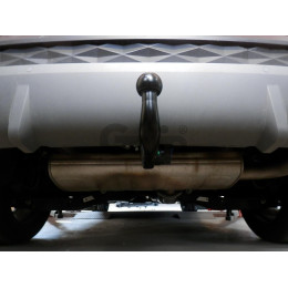 H120C GALIA Полностью оцинкованный фаркоп на Hyundai Tucson 2021-2024, 2024-, Kia Sportage 2022-2025, 2025-. Подрозетник убирается за бампер. Тип шара: C (горизонтальный съе
