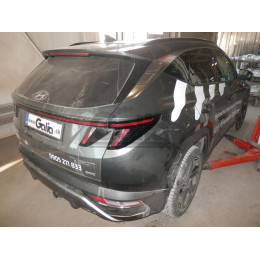 H120C GALIA Полностью оцинкованный фаркоп на Hyundai Tucson 2021-2024, 2024-, Kia Sportage 2022-2025, 2025-. Подрозетник убирается за бампер. Тип шара: C (горизонтальный съе