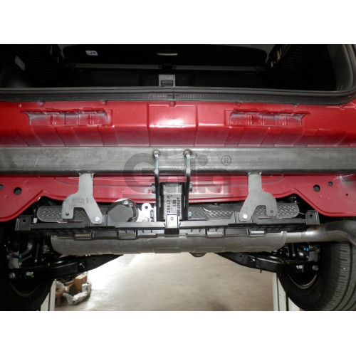 H120C GALIA Полностью оцинкованный фаркоп на Hyundai Tucson 2021-2024, 2024-, Kia Sportage 2022-2025, 2025-. Подрозетник убирается за бампер. Тип шара: C (горизонтальный съемный). Установка без выреза бампера. Нагрузки: 2000/120 кг, масса фаркопа 17,85 кг