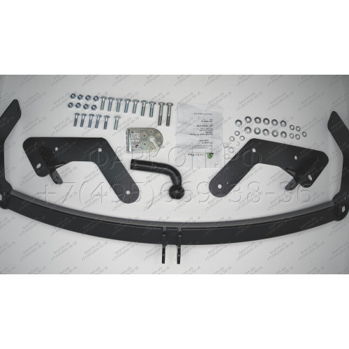 H205-A Лидер-плюс ТСУ для Hyundai Santa Fe 2001-2006, Hyundai Santa Fe Classic 2007-2013, JAC Rein 2007-2011 без снятия и выреза бампера. Нагрузки: 1500/75 кг, масса фаркопа 22,4 кг (без электрики в комплекте)