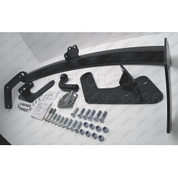 H205-A Лидер-плюс ТСУ для Hyundai Santa Fe 2001-2006, Hyundai Santa Fe Classic 2007-2013, JAC Rein 2007-2011 без снятия и выреза бампера. Нагрузки: 1500/75 кг, масса фаркопа 22,4 кг (без э