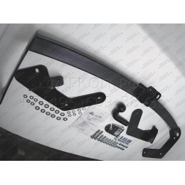 H205-A Лидер-плюс ТСУ для Hyundai Santa Fe 2001-2006, Hyundai Santa Fe Classic 2007-2013, JAC Rein 2007-2011 без снятия и выреза бампера. Нагрузки: 1500/75 кг, масса фаркопа 22,4 кг (без э