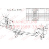 H205-A Лидер-плюс ТСУ для Hyundai Santa Fe 2001-2006, Hyundai Santa Fe Classic 2007-2013, JAC Rein 2007-2011 без снятия и выреза бампера. Нагрузки: 1500/75 кг, масса фаркопа 22,4 кг (без электрики в комплекте)