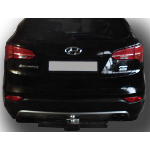 H224-FC Лидер-плюс ТСУ для Hyundai Santa Fe 2012-2018, Kia Sorento 2012-2015 без снятия и выреза бампера. Тип шара: FC. Нагрузки: 1200/50 кг, масса фаркопа 20,94 кг (без электрики в комплекте)