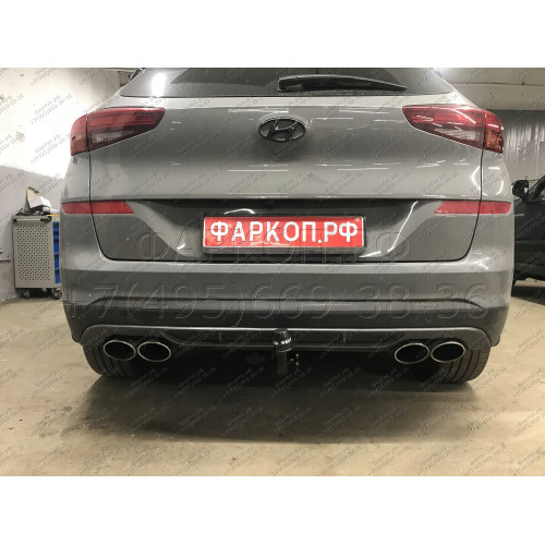 345141600001 WESTFALIA Фаркоп на Hyundai Tucson рестайл 2018-2021, Kia Sportage IV рестайл 2018-2022. Съемное вертикальное крепление шара (на ключе). Без выреза бампера. Нагрузки 2200/133 кг, масса фаркопа 28 кг