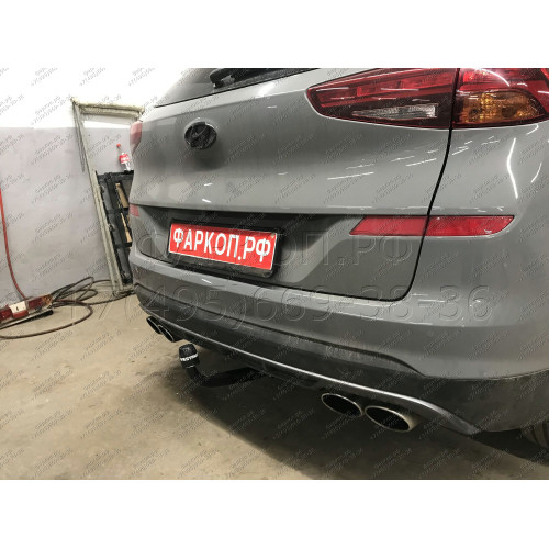 345141600001 WESTFALIA Фаркоп на Hyundai Tucson рестайл 2018-2021, Kia Sportage IV рестайл 2018-2022. Съемное вертикальное крепление шара (на ключе). Без выреза бампера. Нагрузки 2200/133 кг, масса фаркопа 28 кг