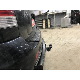 H205-A Лидер-плюс ТСУ для Hyundai Santa Fe 2001-2006, Hyundai Santa Fe Classic 2007-2013, JAC Rein 2007-2011 без снятия и выреза бампера. Нагрузки: 1500/75 кг, масса фаркопа 22,4 кг (без э
