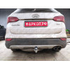H091A GALIA Полностью оцинкованный фаркоп на Hyundai Santa Fe 2012-2018, 2018-2021, Kia Sorento 2012-2015, 2015-2020. Подрозетник убирается за бампер. Тип шара: A. Подрезка бампера. Нагрузки: 2600/120 кг, масса фаркопа 17,22 кг