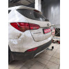 H091A GALIA Полностью оцинкованный фаркоп на Hyundai Santa Fe 2012-2018, 2018-2021, Kia Sorento 2012-2015, 2015-2020. Подрозетник убирается за бампер. Тип шара: A. Подрезка бампера. Нагрузки: 2600/120 кг, масса фаркопа 17,22 кг